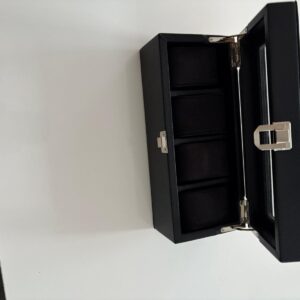 Uhrenbox mit Glasdeckel showcase Premium – für 4 Uhren