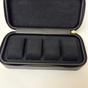 Uhrenbox 4x black Premium – für 4 Uhren